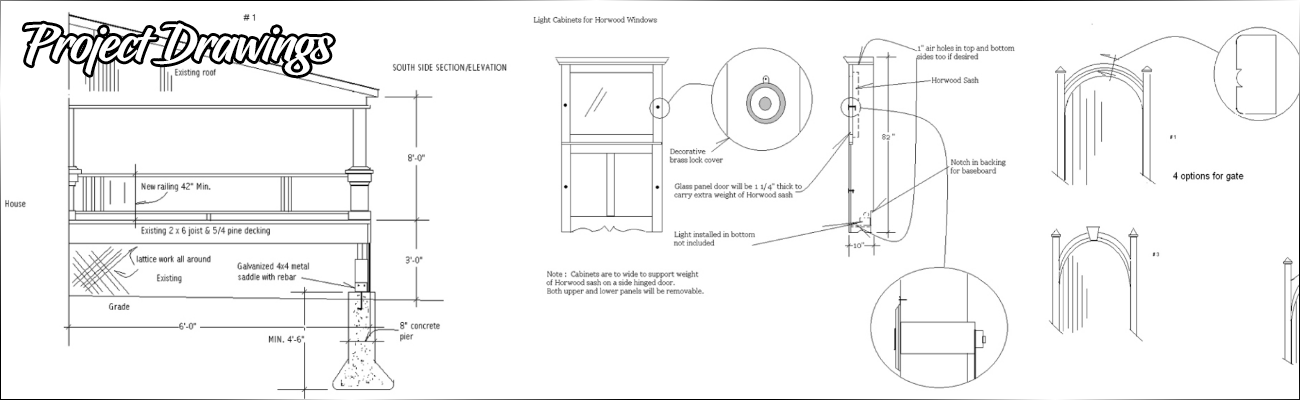 Project Drawings Images | Winges Carpentry